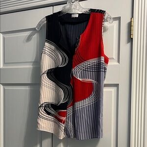 Stylish Multicolor Women's Sleeveless Top